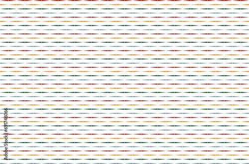 Geometric of background vector. Design modern of woven stripe colorful on white background. Design print for illustration, textile, kids, magazine, cover, card, background, wallpaper. Set 13