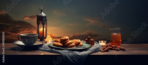 Fasting prayer. Meals served before dawn (suhoor) and after sunset (iftar), with family or community. Holy month: Ramadan.