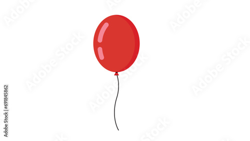 red balloon vector 3d red balloon