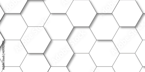 Abstract background. Abstract white background with hexagons. Abstract hexagon polygonal pattern background vector. seamless bright white abstract honeycomb background.