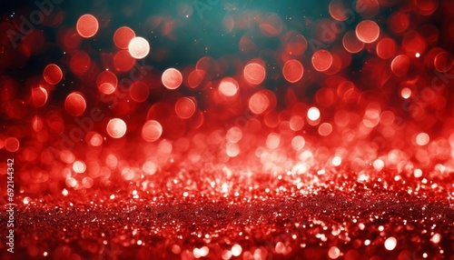 abstract red background with defocused sparkle lights red bok