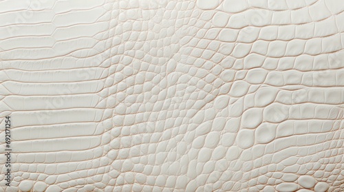 White crocodile leather texture.