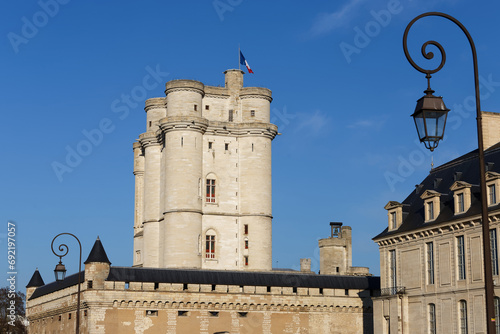 The castle of Vincennes is a fortress located in Vincennes, in the eastern suburbs of Paris