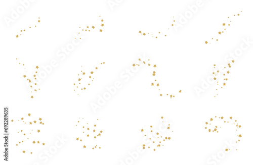 Glittering magic stars, glare star sparkling perfect vector illustration.