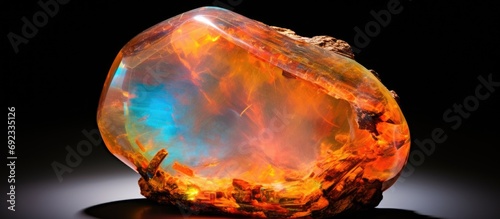 Precious opal from Dubnik, Slovakia.