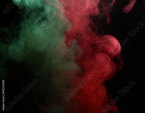 Smoke on dark background