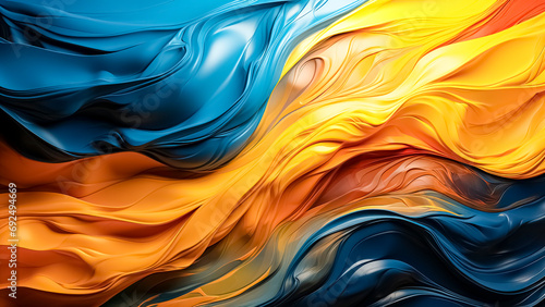 Ukraine flag colors abstract background.
