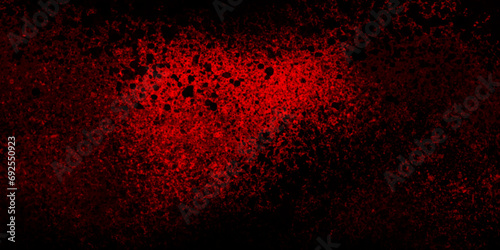 Red Distress grain monochrome texture with spots and stains, Grain noise particles with seamless grunge, Overlay textures stamp with grunge effect, Texture of scratches, cracks, dust for deign.