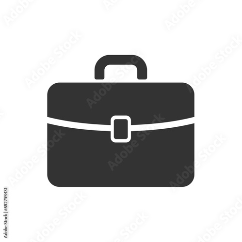 briefcase icon on white background