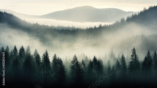 fir coniferous forest taiga illustration larch cedar, hemlock juniper, evergreen boreal fir coniferous forest taiga