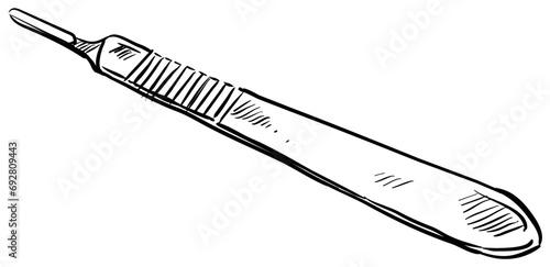 nail file handdrawn illustration
