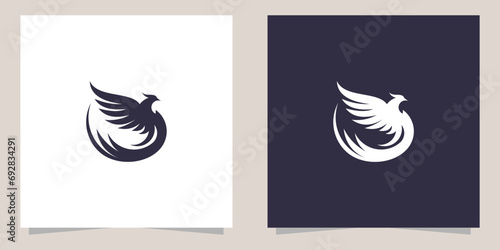 phoenix logo design vector