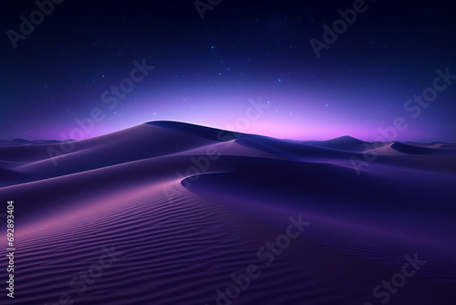 purple desert, AI generated
