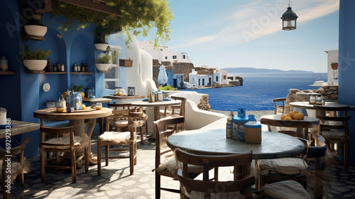 Traditional Greek Dishes Amidst Coastal Charm at Quaint Tavernas by the Beach