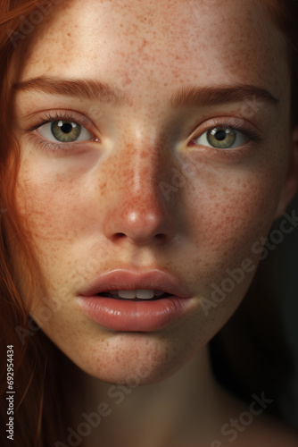 Hyper-realistic close up of men and women