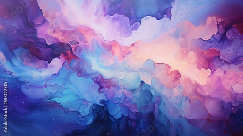 Colorful abstract painting background AI Generated