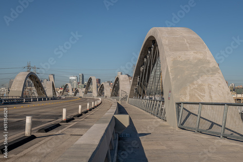 The 6th Avenue Bridge in downtown Los Angeles