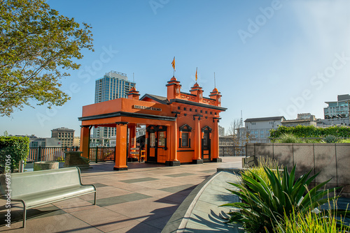 The Angels Flight Funicular in Los Angeles