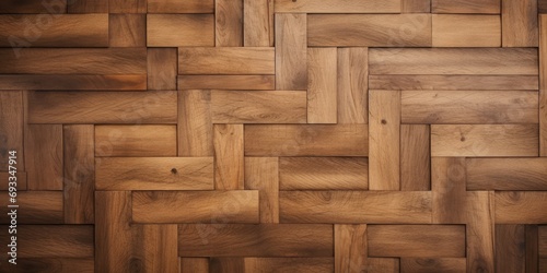 Horizontal background made of seamless wooden parquet flooring.
