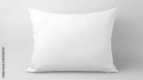 mockup white pillow isolated on white background. Made with generative ai