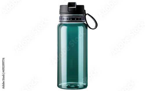 Bottle Essential Durable Plastic Hydration on a White or Clear Surface PNG Transparent Background