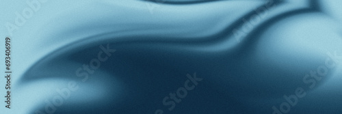  Blue color illustration with liquify effect. Noise, grain texture, color gradient