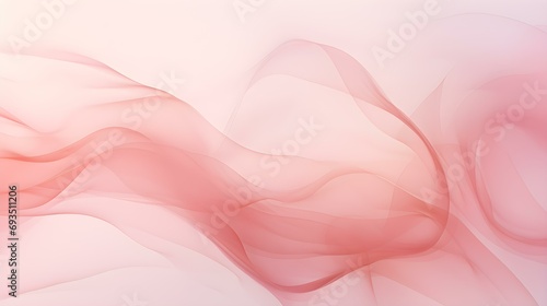 Light Pink Stylized Smoke Wisps. Abstract Background