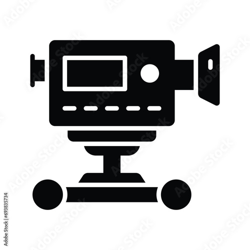 Camera dolly vector design isolated on white background
