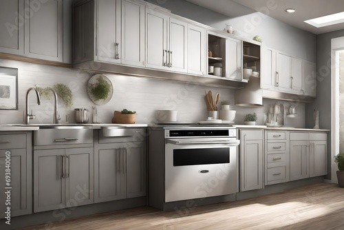 Dishwasher,white kitchen, modren and luxuray kitchen