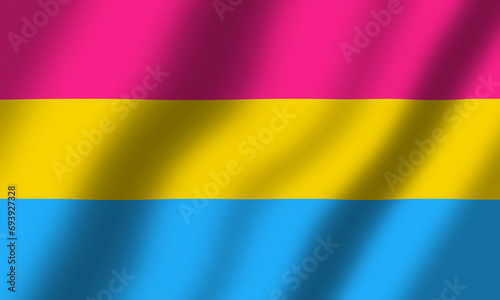 Powiewająca Flaga Panseksualizmu