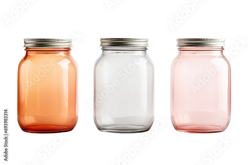 Vintage Vessels Mason Jars isolated on transparent background