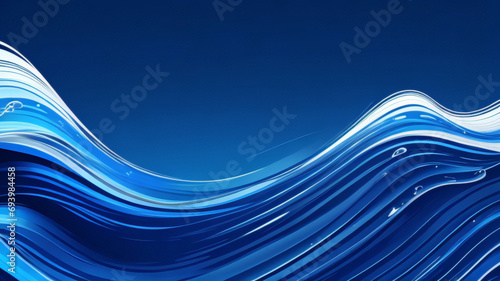 Design de banner abstrato com fundo geométrico azul. Fundo de bandeira azul. Modelo de fundo padrão de banner de design gráfico abstrato vetorial.