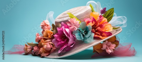 2019 Derby hat with flowers