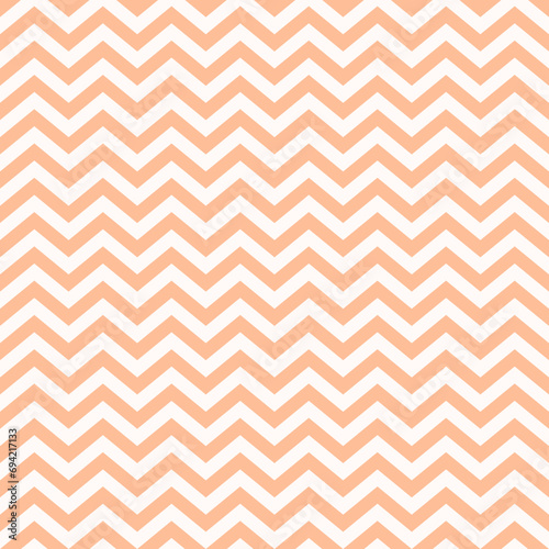 abstract seamless chevron pattern, zigzag background, texture design for wallpaper, tile, textile, floor room, background, peach fuzz color, mosaic style, vector illustration