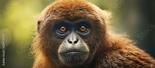 The South American ape, known as the Common Woolly Monkey, is found in Colombia, Ecuador, Peru, Bolivia, Brazil, and Venezuela, residing in the Amazon rainforest.