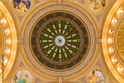 Inside The Dome of the Pierre, South Dakota Capitol Building 