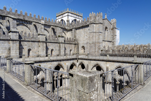 The Cathedral of Porto is a romanic and gothic church in Porto, Portugal. 