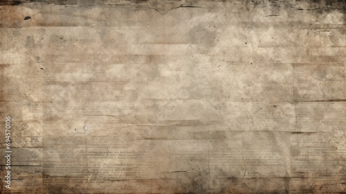 Vintage newspaper paper. Old texture. Grunge background.