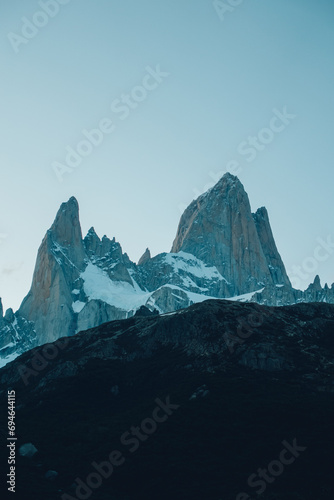 stunting view of the FitzRoy mountain in el chalten patagonia argentina