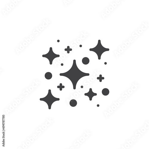 Magic stars vector icon