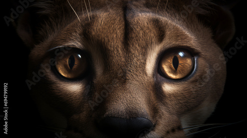 the wise eyes of a fossa