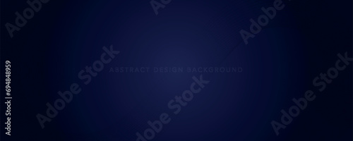 Abstract glowing circle lines on dark blue background. Geometric stripe line art design. Modern shiny blue lines. Futuristic technology concept. Suit for poster, cover, banner, brochure, website 