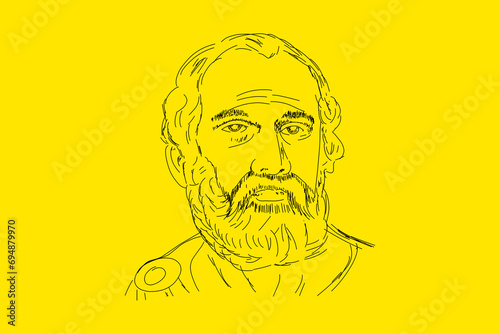 Sketch of Ancient Greek Philosopher