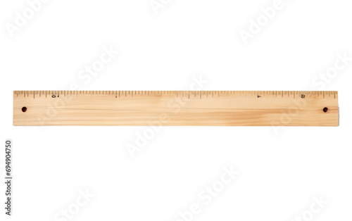 Classic Wooden Gauge On Transparent Background