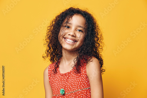 Smile woman young person background portrait girl beauty happy girl isolated african cheerful face