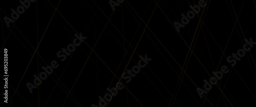 Vector abstract black with gold lines, triangles background modern design, dark background of intersecting lines in gold colors.