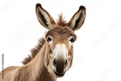 stupid donkey face isolated transparant background