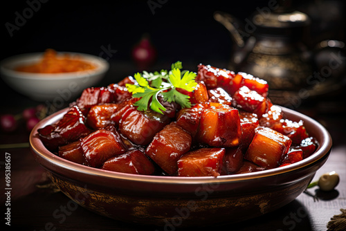 Braised Pork Belly Hong Shao Rou Pork belly braised, new chinese year recipes
