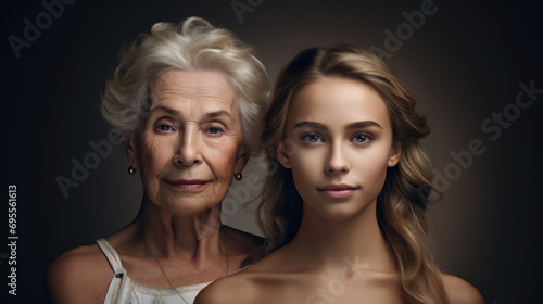 A photo series of mothers and daughters through generations.