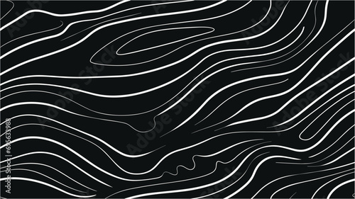 Optical art background. Hand drawn background. Digital image with a psychedelic stripes. Vector illustration. Seamless.